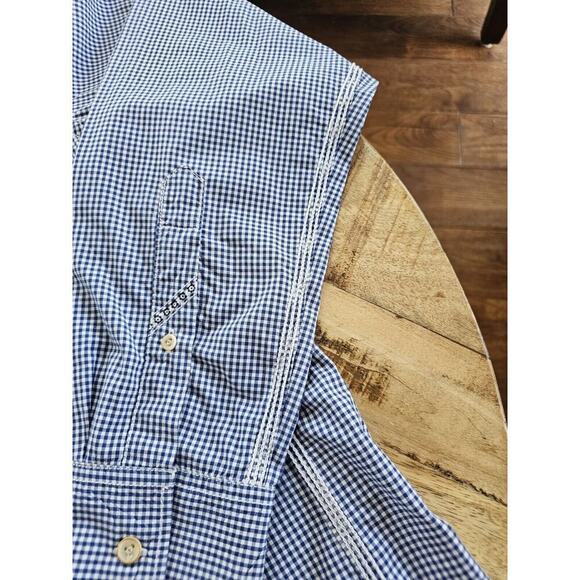 Robert Graham Button Down Gingham Shirt Men's Size M Knowledge Wisdom Faith - Picture 3 of 12